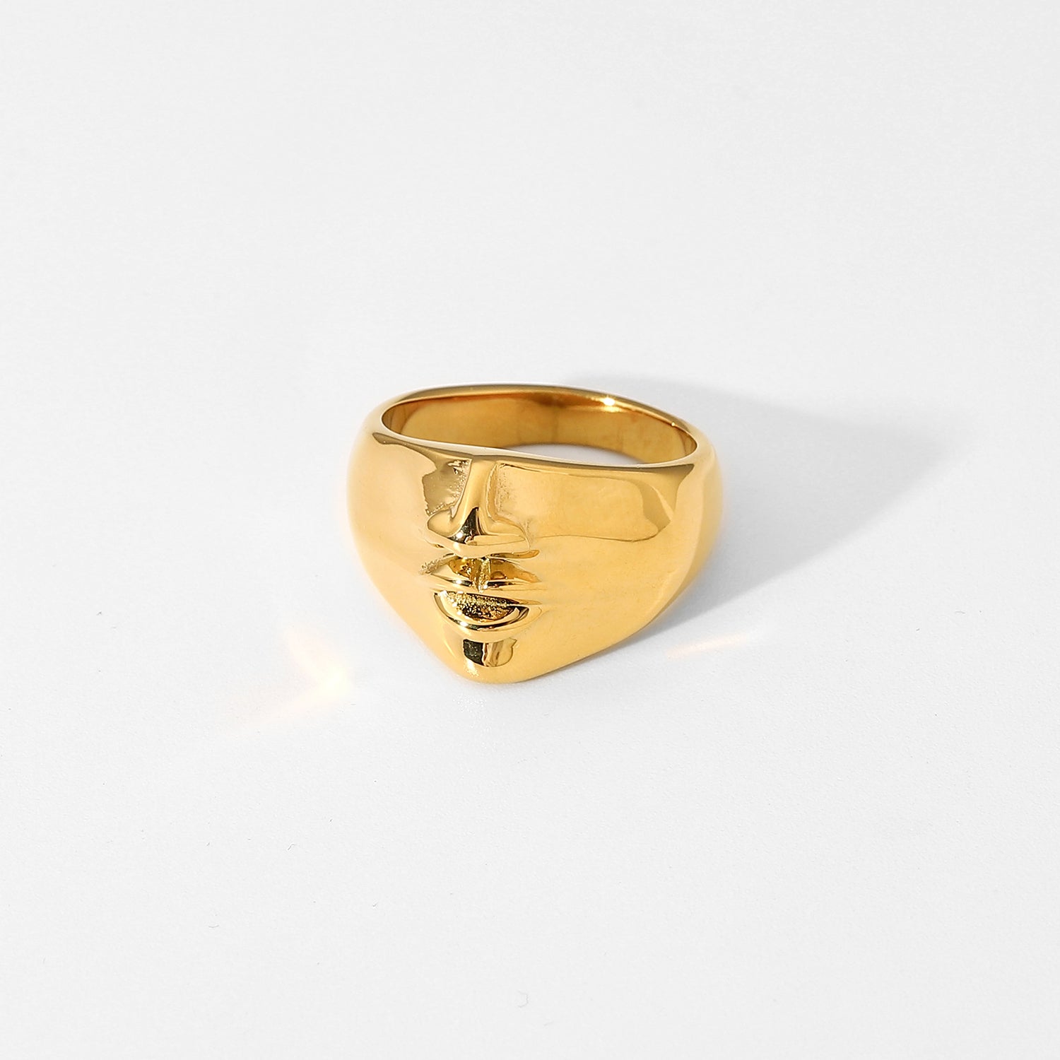 Chunky Face Ring - gldplace