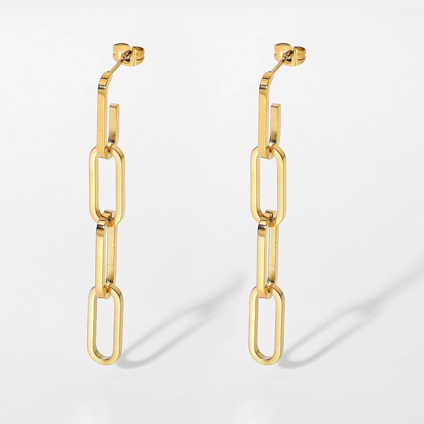 Link Chain Drop Earrings - gldplace