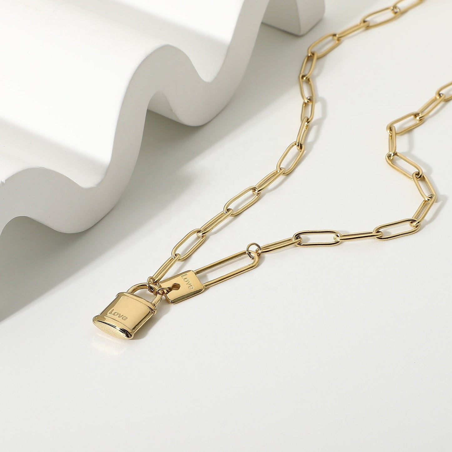 Lock Pendant Necklace - gldplace