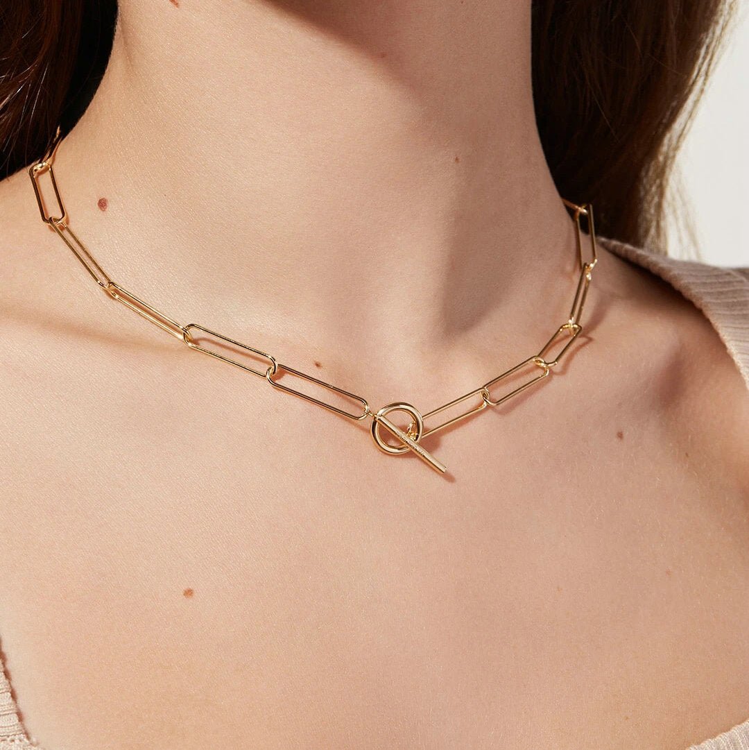 Paperclip Chain Necklace - gldplace