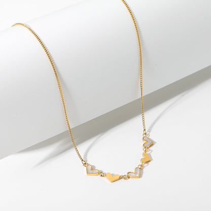 Shell Hearts Choker Necklace - gldplace