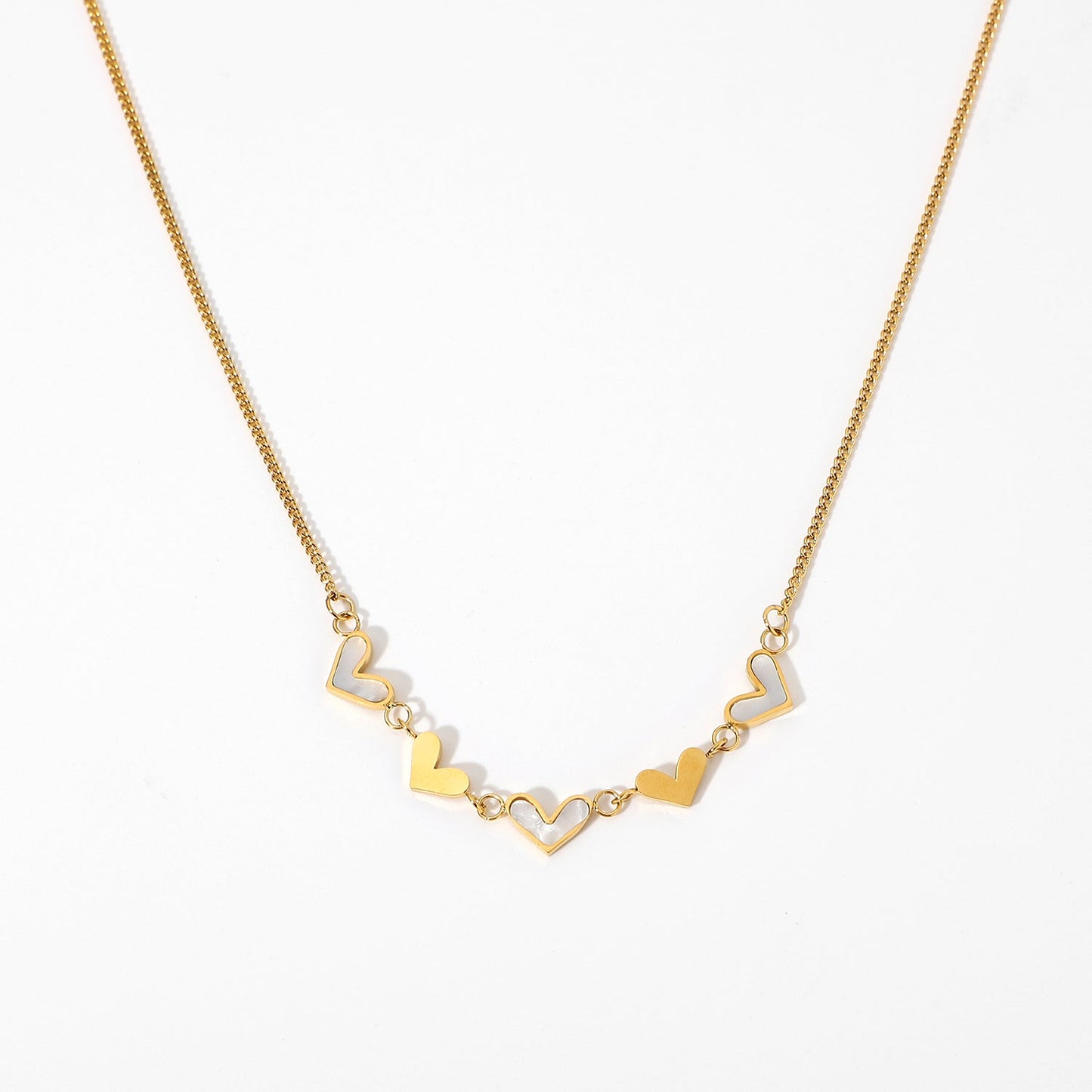 Shell Hearts Choker Necklace - gldplace